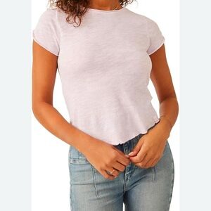 We the Free Light Pink Baby Tee size L